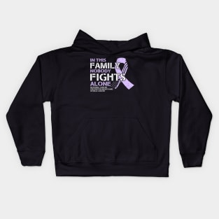 National Cancer Prevention Month and World Cancer  USA Flag Kids Hoodie